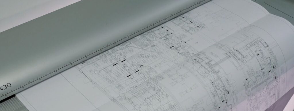 Large format document scanning